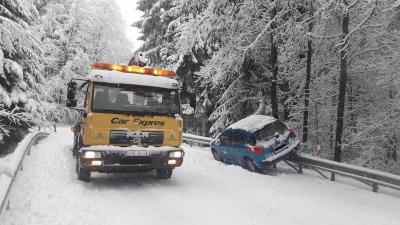 Zima - dopravní nehoda 